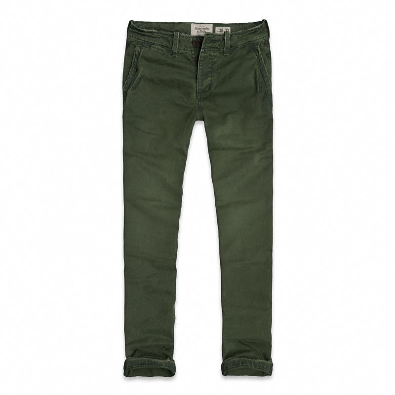 Abercrombie Fitch Hombres Chinos Pantalones AF7399